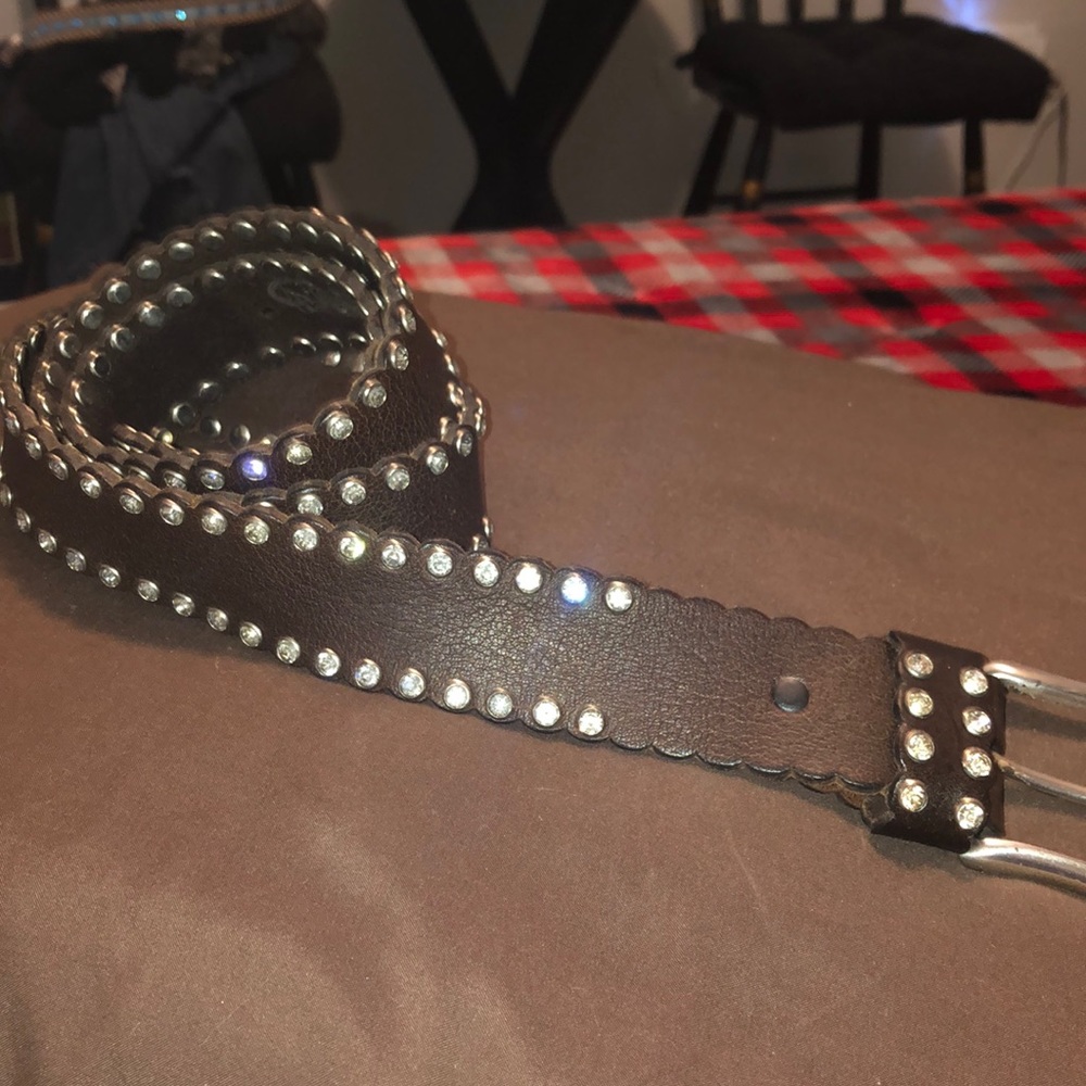 Nocona dark Brown with bling